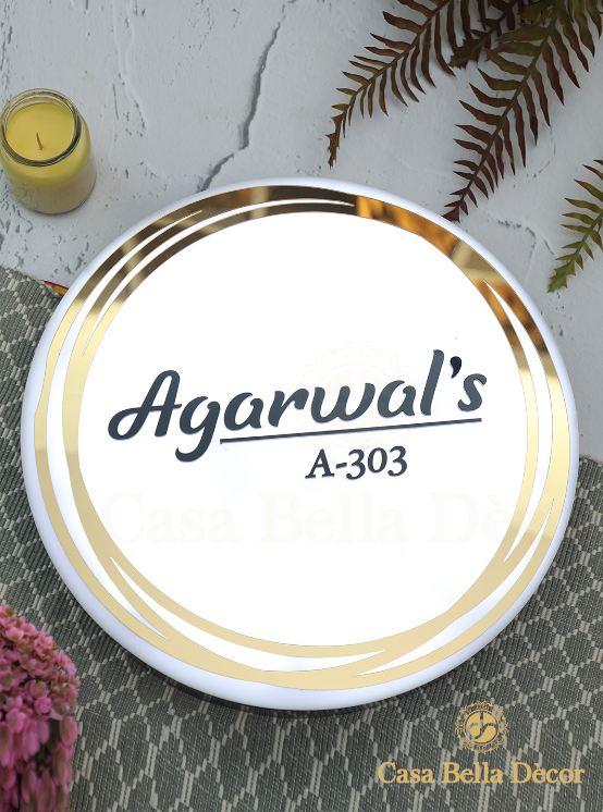 Round Led Nameplate