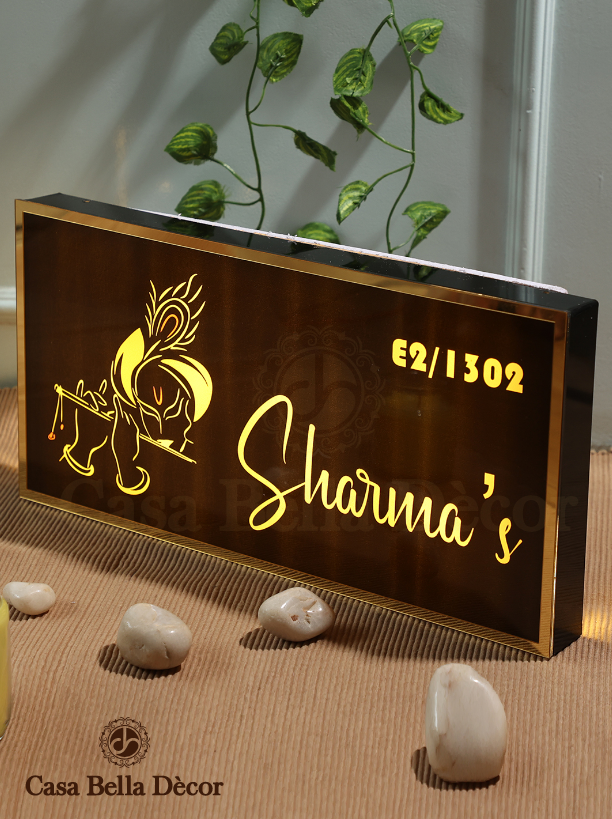 Krishan Printed Led Nameplate
