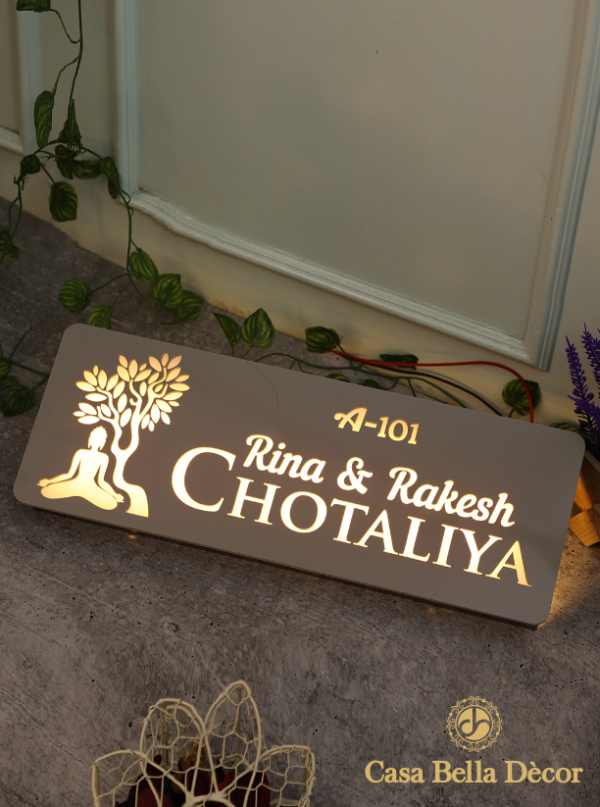 Buddha Led Nameplate - Image 2